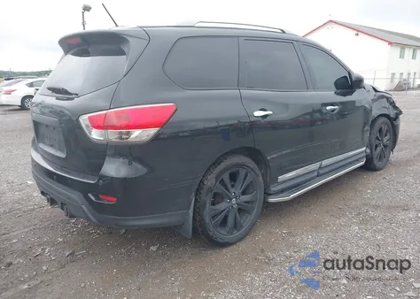 2014 Nissan Pathfinder Platinum из США, поврежденный, VIN 5N1AR2MMXEC616504